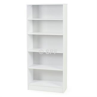 Kingston Tall White Bookcase